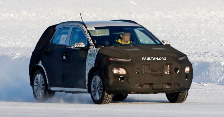 SPIED: 2020 Hyundai Kona facelift spotted cold testing 1104625
