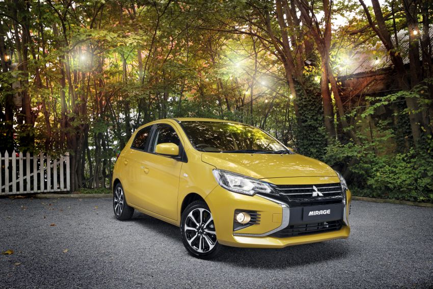 2020 Mitsubishi Mirage facelift – standard AEB in AU 1101952