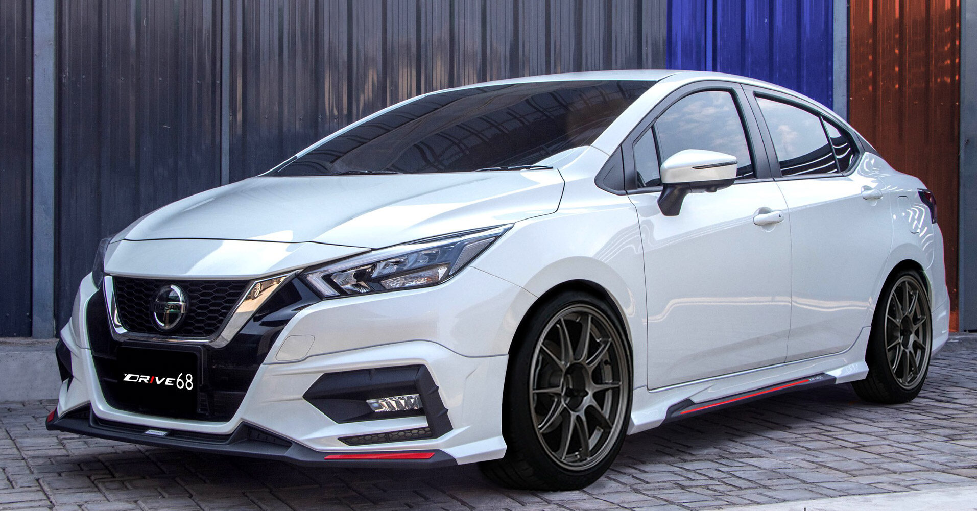 Nissan Almera 2020 dengan kit Drive68 – meleleh!
