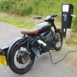 Royal Enfield Bullet diubah suai dengan motor elektrik