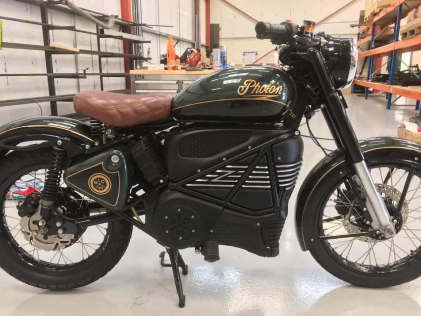 Royal Enfield Bullet diubah suai dengan motor elektrik 1104108