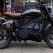Royal Enfield Bullet diubah suai dengan motor elektrik