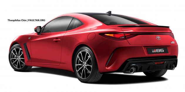 2021 Toyota GR 86 rendered – new coupe to get turbo?