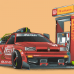 If Proton Saga, Juara & Perodua Kancil were race cars