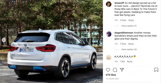 BMW iX3 – official images of new electric SUV leaked