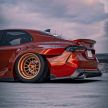 Toyota Camry XV70 widebody render by Brad Builds