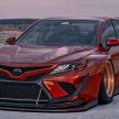 Toyota Camry XV70 widebody render by Brad Builds