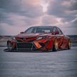 Toyota Camry XV70 widebody render by Brad Builds