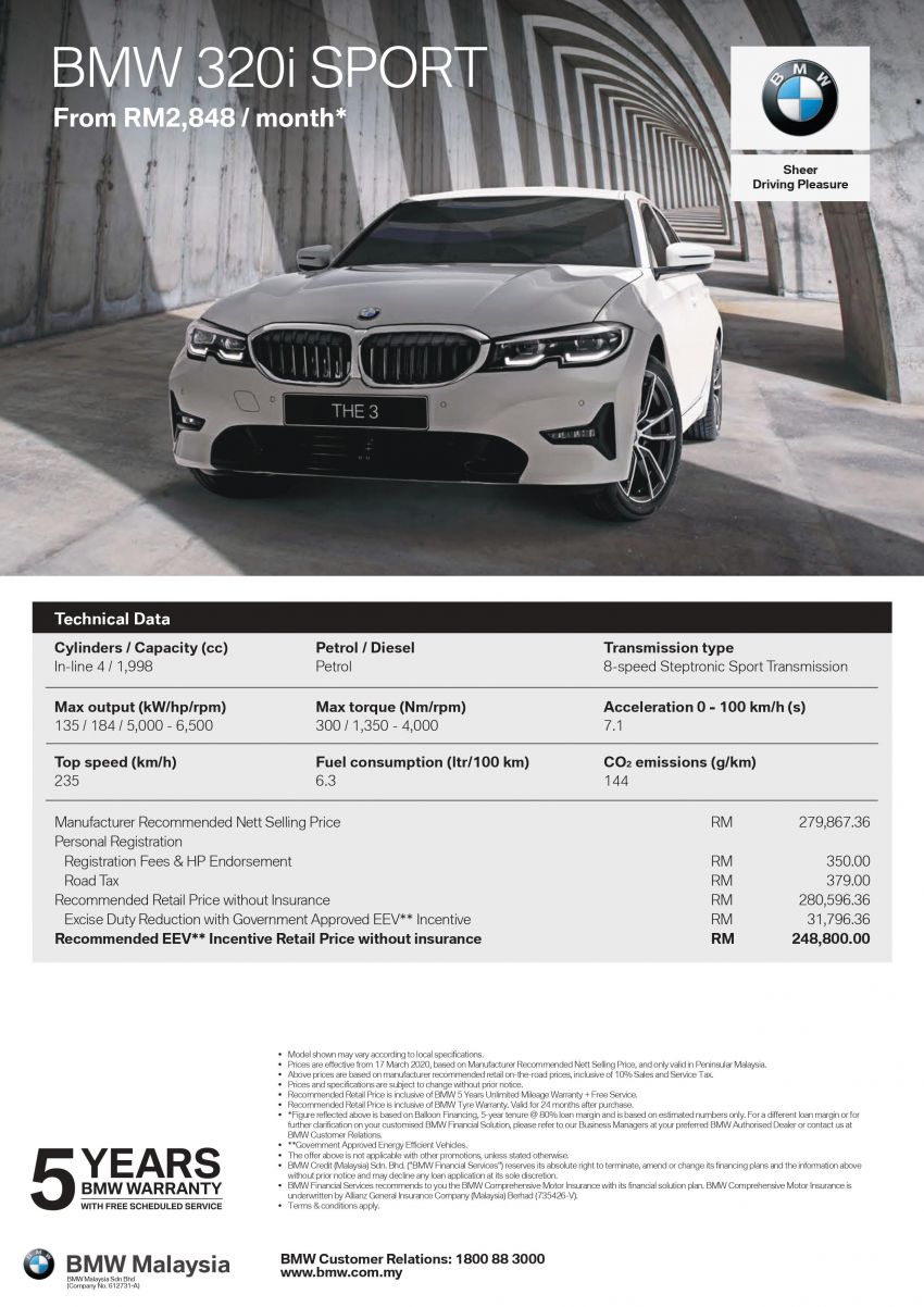 G20 BMW 320i Sport – now with AEB, RM248,800 1104682