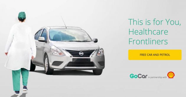 GoCar and Shell extend free Nissan Almera rentals, free fuel promo to healthcare frontliners until April 28