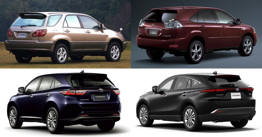 GALLERY: Four generations of the Toyota Harrier SUV 1106474