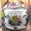 Pemuda dari Terengganu hasilkan rekaan airbrush khas PKP pada helmet sebagai tanda penghargaan