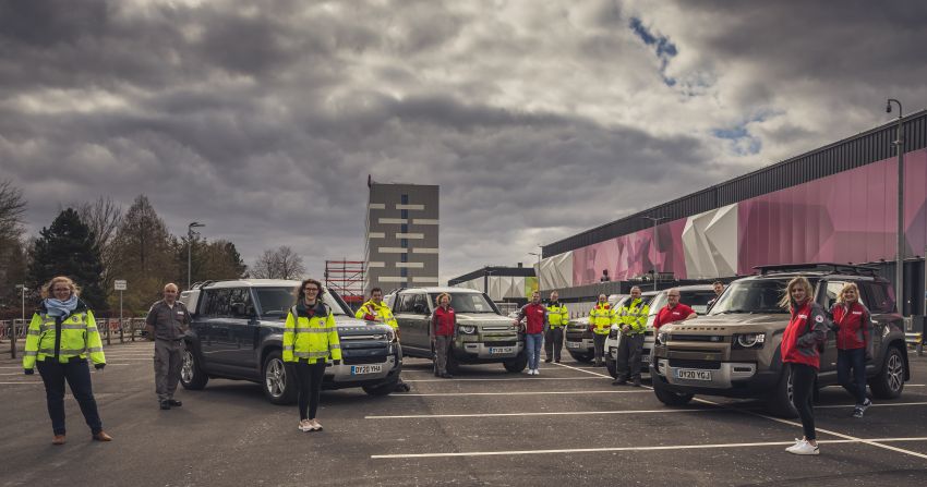 Covid-19: Jaguar Land Rover deploy fleet for medical responders worldwide, research expertise from the UK 1103338
