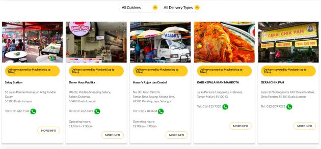 Maybank Sama-Sama Lokal for local hawkers during MCO – delivery charges covered for selected vendors