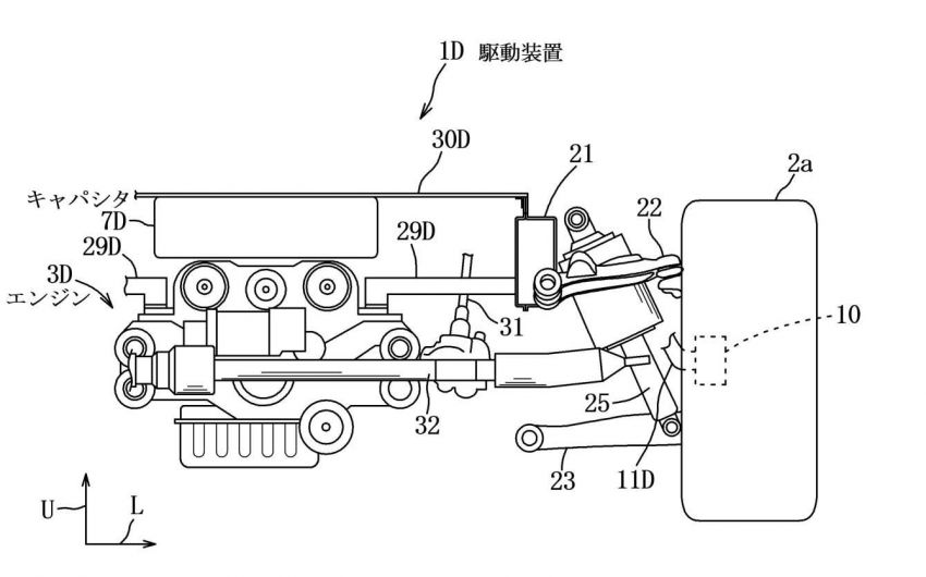 Mazda’s patent filing hints at rotary engine propulsion; in-wheel electric motor, capacitor-based hybrid system 1108359