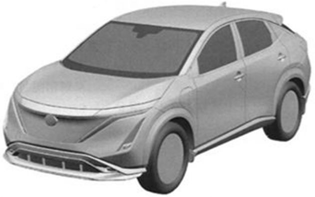 Nissan Ariya production electric SUV leaked in patent