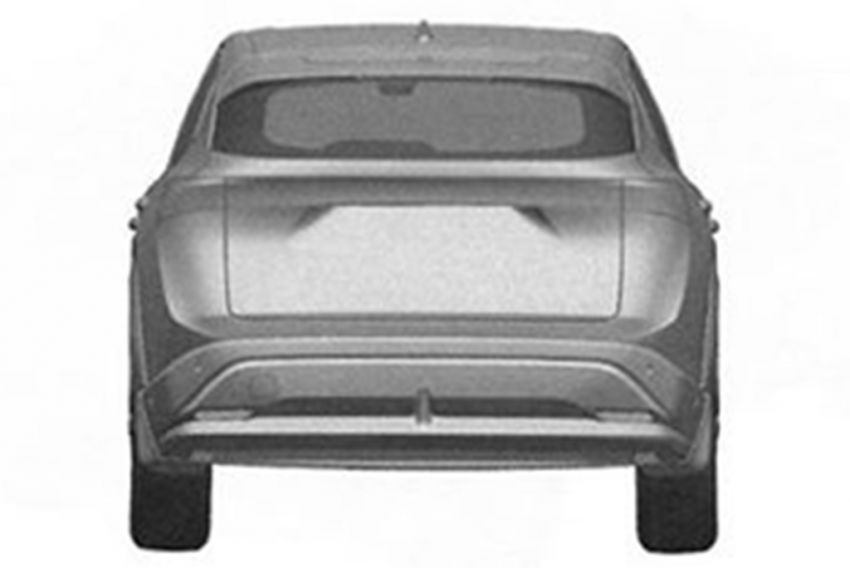 Nissan Ariya produksi terdedah dalam lukisan paten 1112335