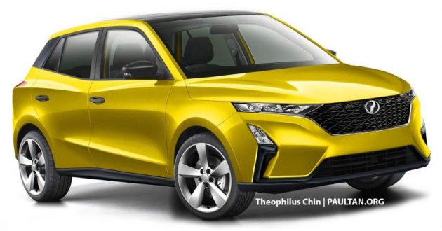 Perodua KeliXa — bayangan konsep kompak popular