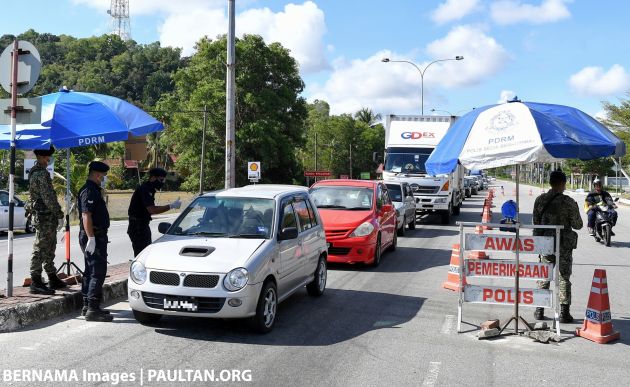Polis umum tujuh sekatan jalan, lima penutupan jalan di Hulu Selangor – semua di sekitar Bukit Beruntung