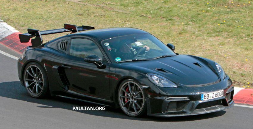SPIED: Porsche 718 Cayman GT4 RS testing at ‘Ring 1112496