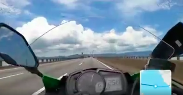 28-year old man arrested for speeding on Penang bridge during MCO – motorcycle exceeds 260 km/h