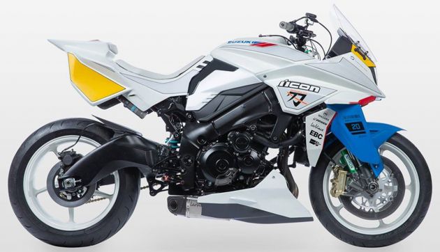 Suzuki Katana inspirasi Gundam dari Icon Motosport