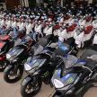 Yamaha Thailand sumbang 100 motosikal kepada pekerja kesihatan negara itu – jumlah cecah RM791k