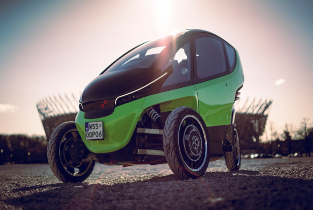 Triggo EV with variable geometry steering makes parking a breeze while being stable on the open road