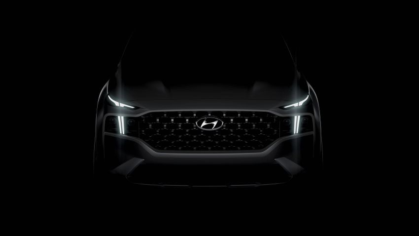 2021 Hyundai Santa Fe teased – not just a facelift, SUV gets a new platform and hybrid, PHEV options 1123685