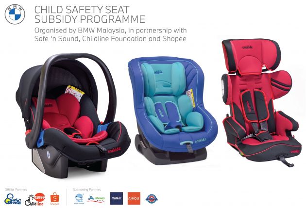 BMW Malaysia menawarkan kerusi keselamatan kanak-kanak lebih murah di Shopee untuk ibubapa B40