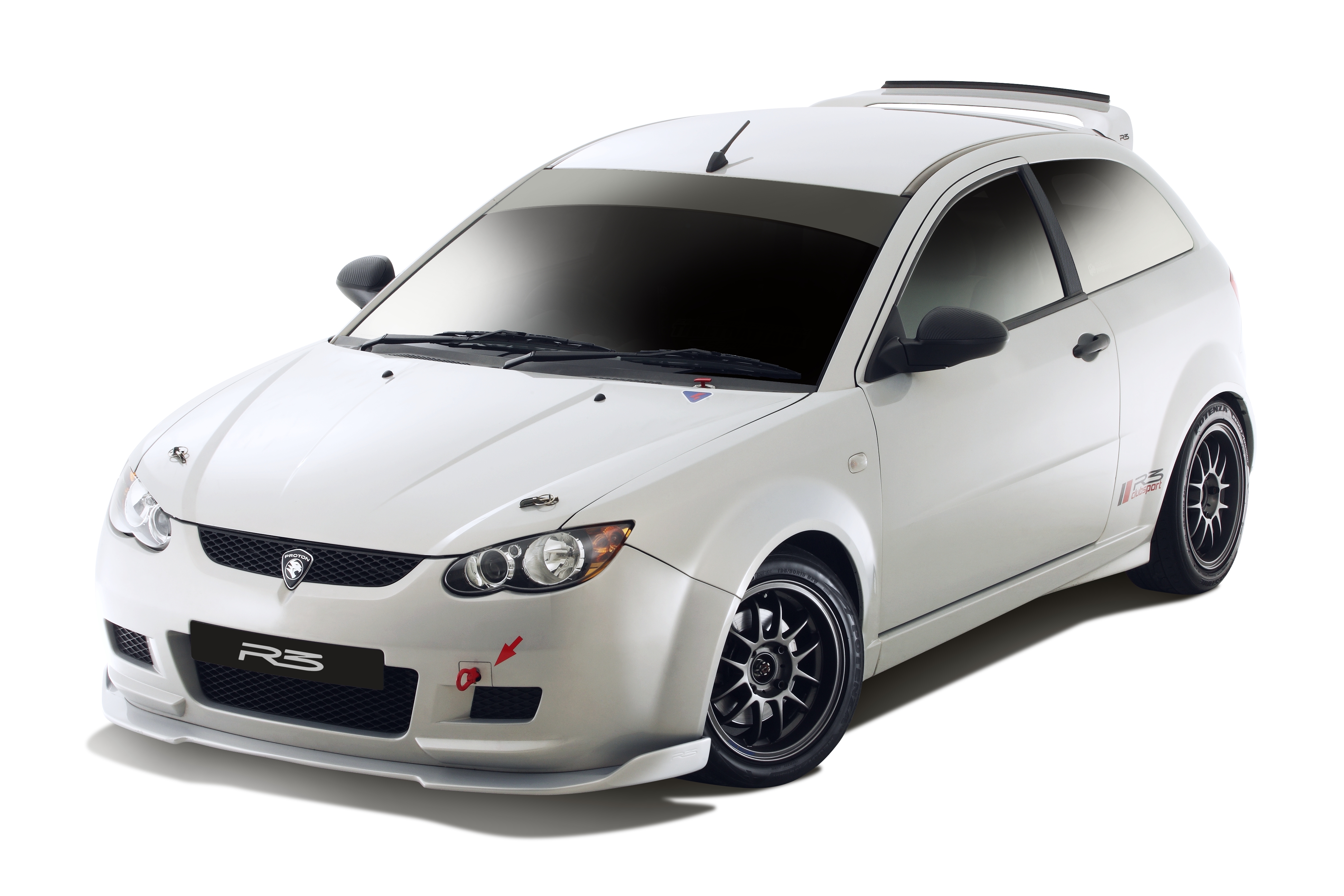 Proton Satria Neo R3 Clubsport – model dengan <em>rollcage</em> ‘halal’ dari kilang, dihasilkan pada 2008