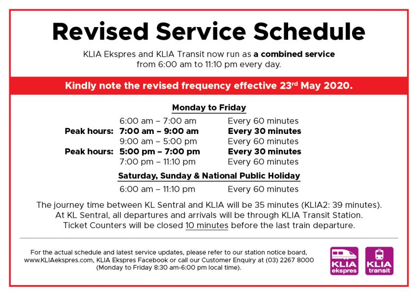 ERL atur semula jadual perkhidmatan mulai 23 Mei ini 1121302