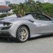 Ferrari F8 Spider debuts in Malaysia – from RM1.18 mil