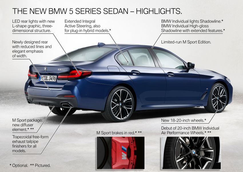 2021 BMW 5 Series facelift revealed – G30 LCI gets new looks, powertrains, 545e xDrive plug-in hybrid 1123087