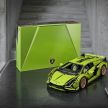 Lego Technic Lamborghini Sián FKP 37 — 3,696 bahagian; enjin V12, kotak gear 8-kelajuan boleh gerak