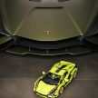 Lego Technic Lamborghini Sián FKP 37 — 3,696 bahagian; enjin V12, kotak gear 8-kelajuan boleh gerak