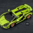 Lego Technic Lamborghini Sián FKP 37 — 3,696 bahagian; enjin V12, kotak gear 8-kelajuan boleh gerak