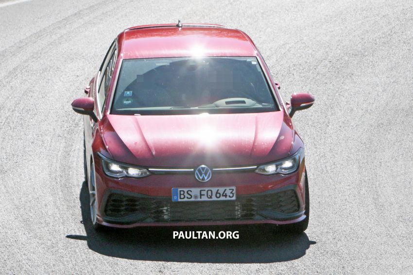 SPIED: Volkswagen Golf GTI TCR Mk8 at Nürburgring 1117311