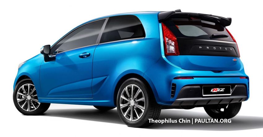 Proton Iriz gets rendered as a three-door hatchback 1114149