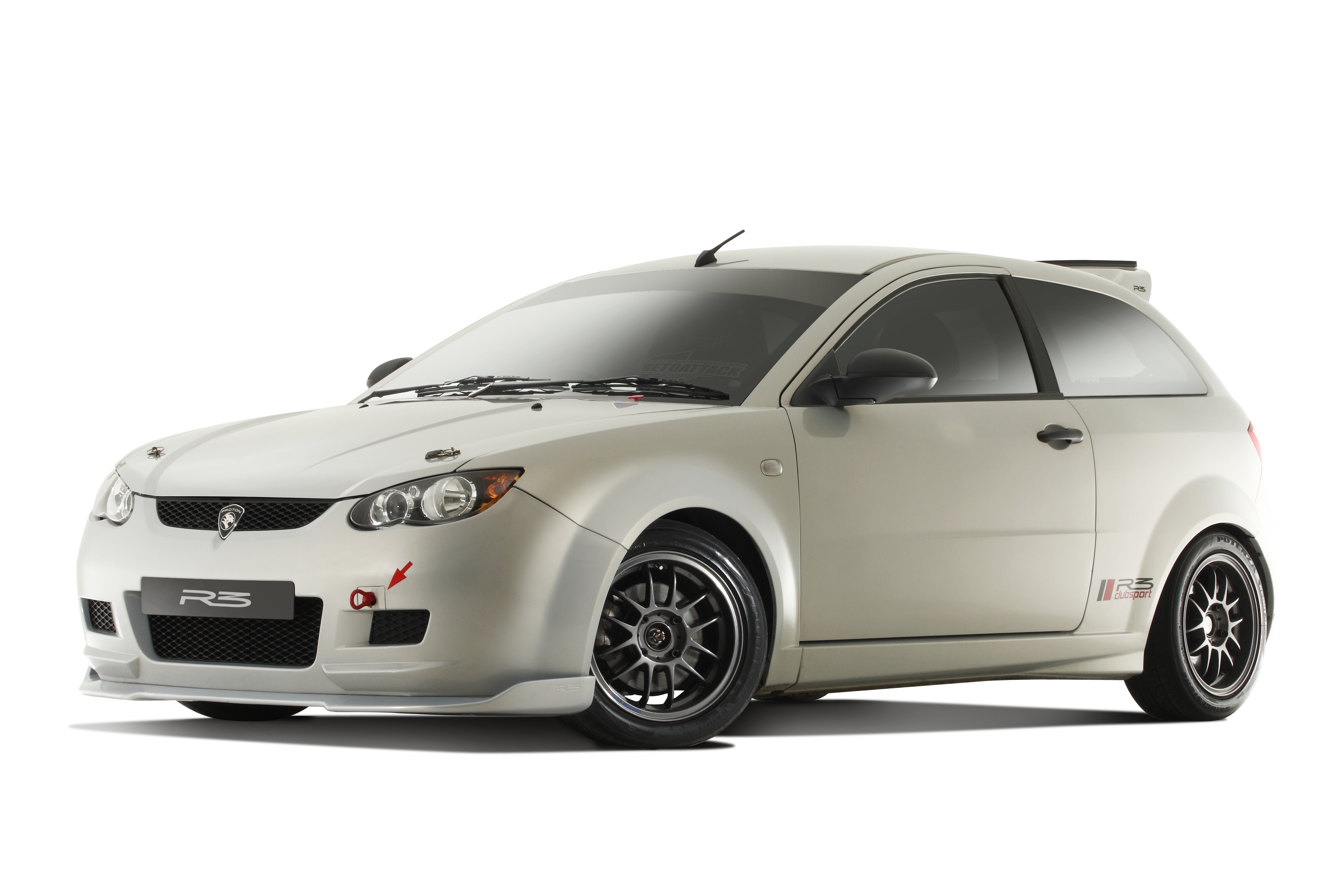 Proton Satria Neo R3 Clubsport – model dengan <em>rollcage</em> ‘halal’ dari kilang, dihasilkan pada 2008