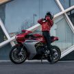 GALLERY: 2020 MV Agusta Superveloce 800 in two colours – Metallic Carbon Black and Ago Red
