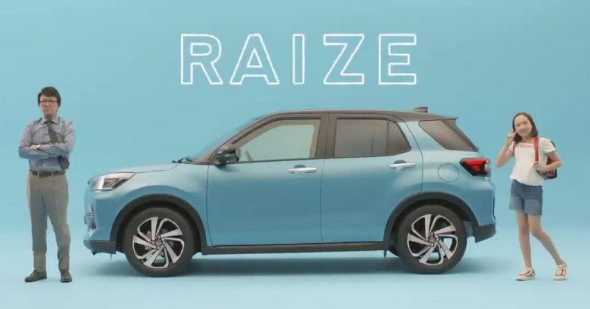 Toyota Raize ditampilkan dalam video komersial Jepun 1116908