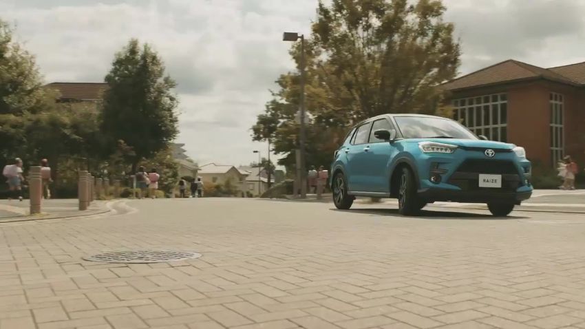 Toyota Raize ditampilkan dalam video komersial Jepun 1116911