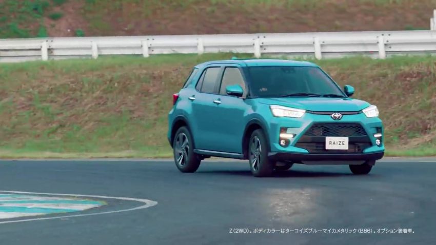 Toyota Raize ditampilkan dalam video komersial Jepun 1116927