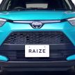 Toyota Raize ditampilkan dalam video komersial Jepun