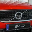Volvo S60 T8 CKD 2020 dilancarkan di M’sia – harga RM295,888 tidak berubah, kini dengan Park Assist