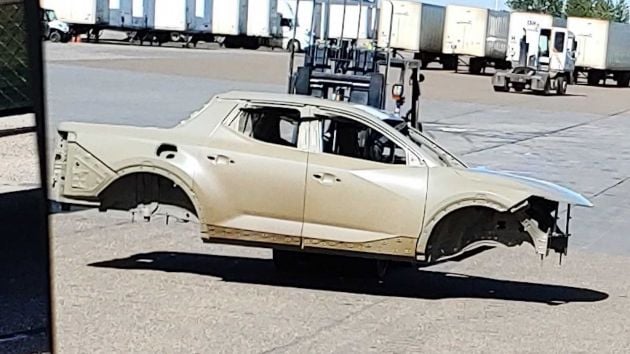 Hyundai Santa Cruz production body – image leaked