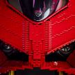 Ducati Panigale V4R saiz sebenar daripada Lego