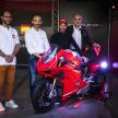 The life-sized Lego model of the Ducati Panigale V4R