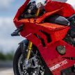 The life-sized Lego model of the Ducati Panigale V4R